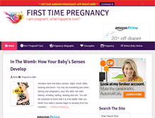 Tablet Screenshot of firsttimepregnancy.org